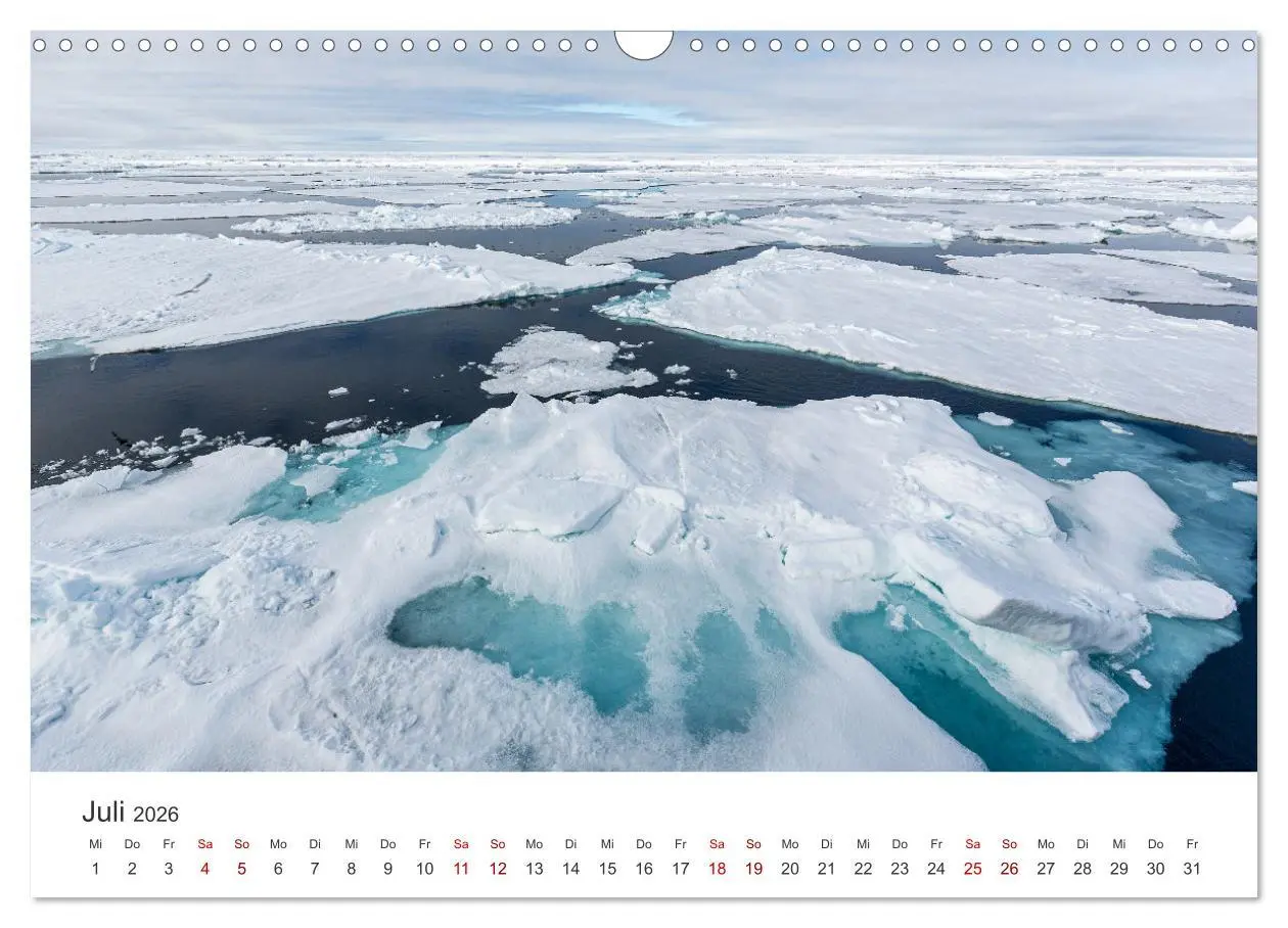 Bild: 9783457546864 | Spitzbergen - Eis, Eisbären und mehr (Wandkalender 2026 DIN A3...