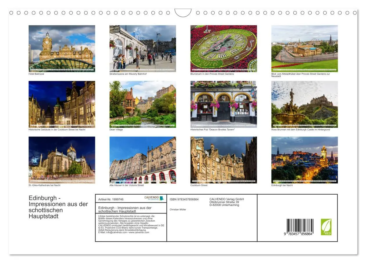 Bild: 9783457856864 | Edinburgh - Impressionen aus der schottischen Hauptstadt...