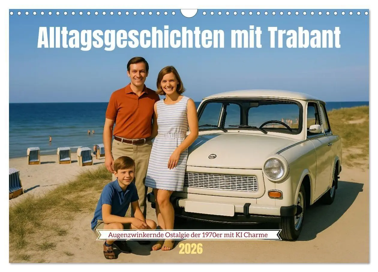 Cover: 9783516706864 | Alltagsgeschichten mit Trabant (Wandkalender 2026 DIN A3 quer),...