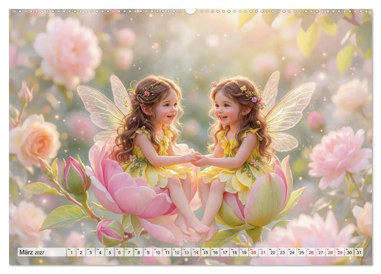 Bild: 9783569726864 | Im Zaubergarten der Feenkinder (hochwertiger Premium Wandkalender...