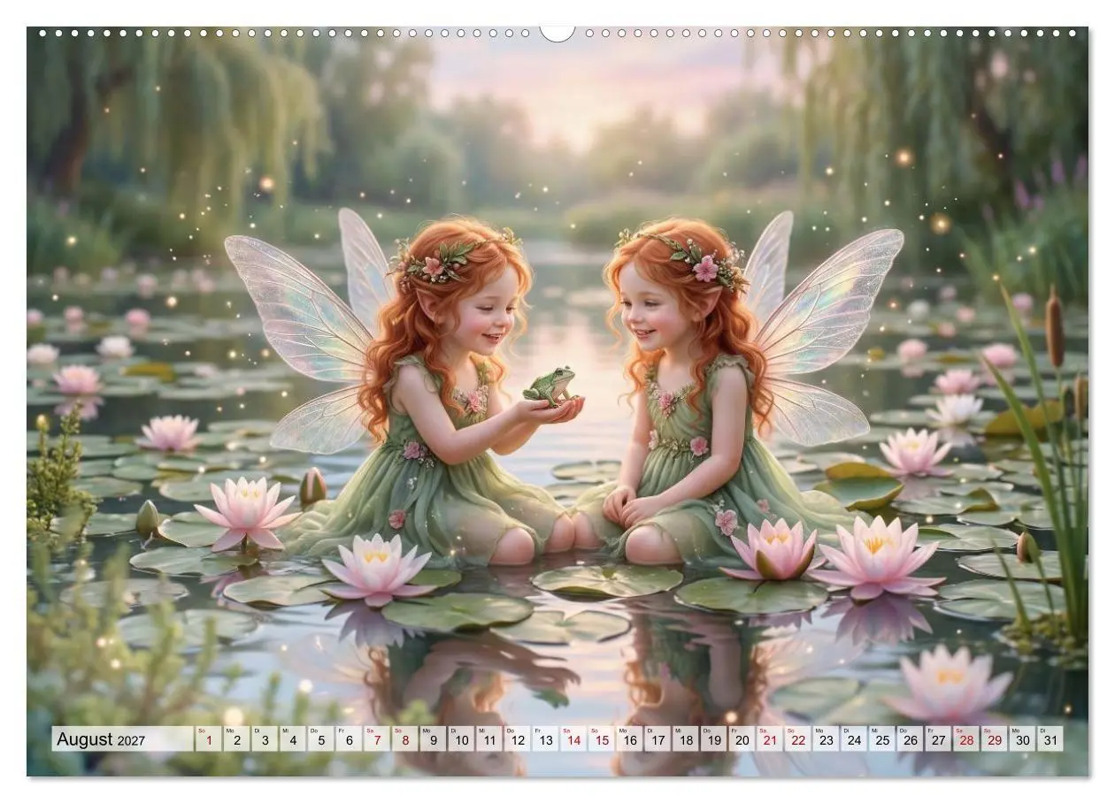 Bild: 9783569726864 | Im Zaubergarten der Feenkinder (hochwertiger Premium Wandkalender...