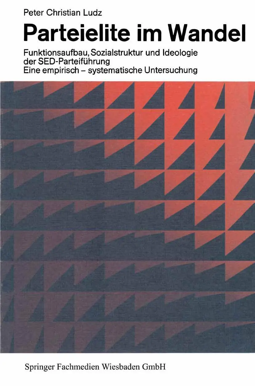 Cover: 9783663156864 | Parteielite im Wandel | Peter Christian Ludz | Taschenbuch | xxiii