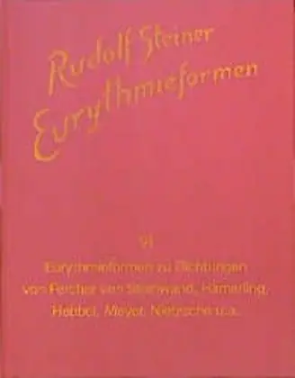 Cover: 9783727436864 | Eurythmieformen zu Dichtungen von Fercher von Steinwand, Hamerling,...