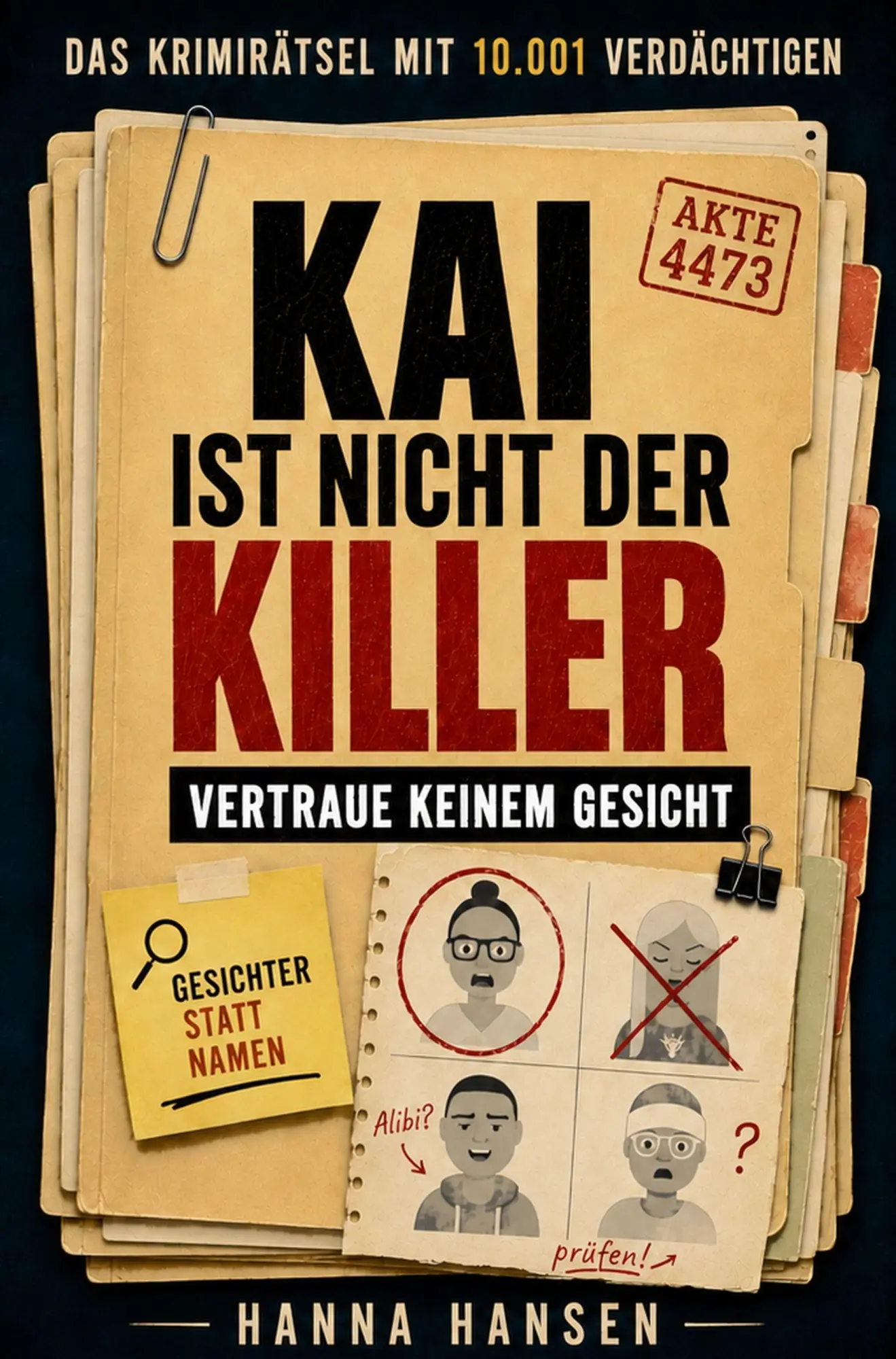 Cover: 9783912636864 | Kai ist nicht der Killer- Vertraue keinem Gesicht | Hanna Hansen