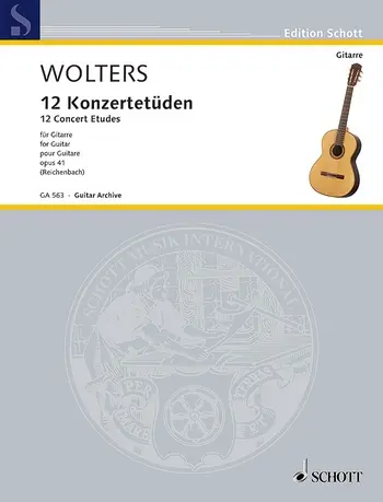 Cover: 9790001196864 | 12 Concert Etudes op. 41 | Burkhard Wolters | Buch | Schott Music