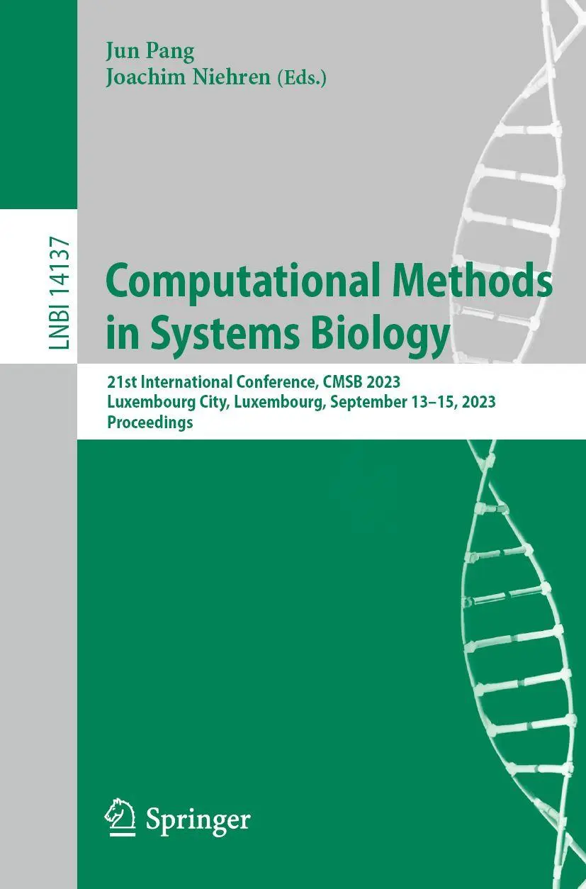 Computational Methods in Systems Biology: 21st International Conference, CMSB 2023, Luxembourg City, Luxembourg, September 13–15, 2023, Proceedings ... Notes in Computer Science, 14137, Band 14137)