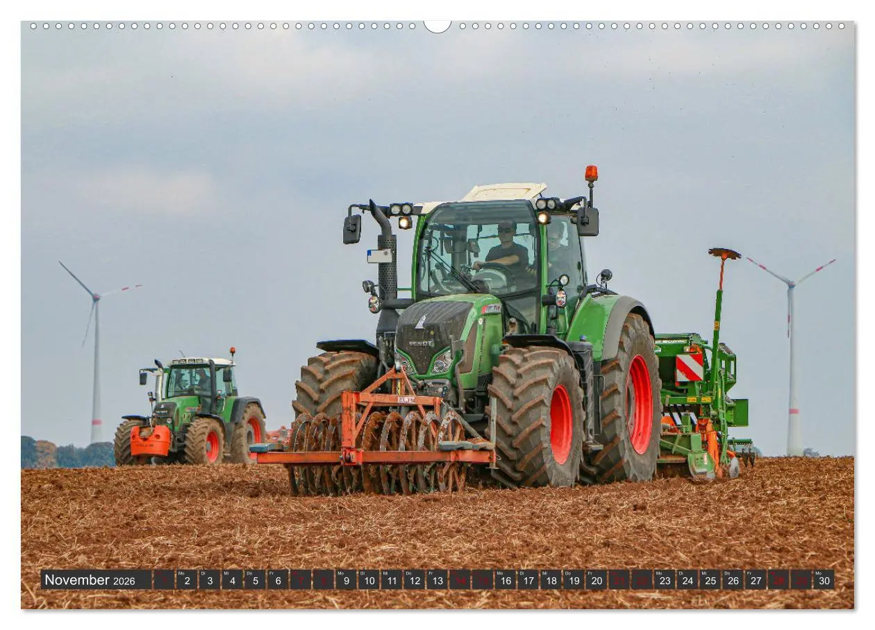 Bild: 9783457606964 | Landtechnik im Einsatz (Wandkalender 2026 DIN A2 quer), CALVENDO...