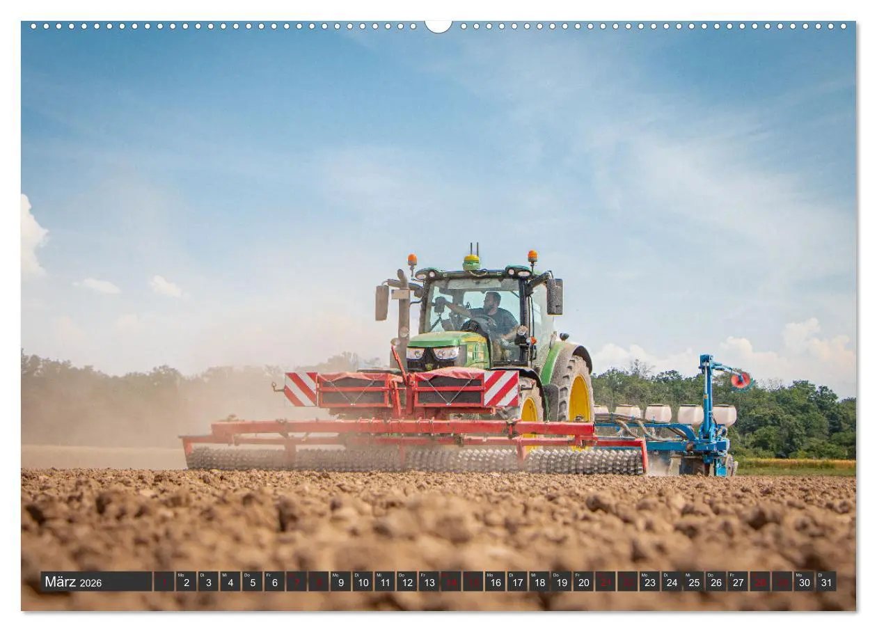 Bild: 9783457606964 | Landtechnik im Einsatz (Wandkalender 2026 DIN A2 quer), CALVENDO...