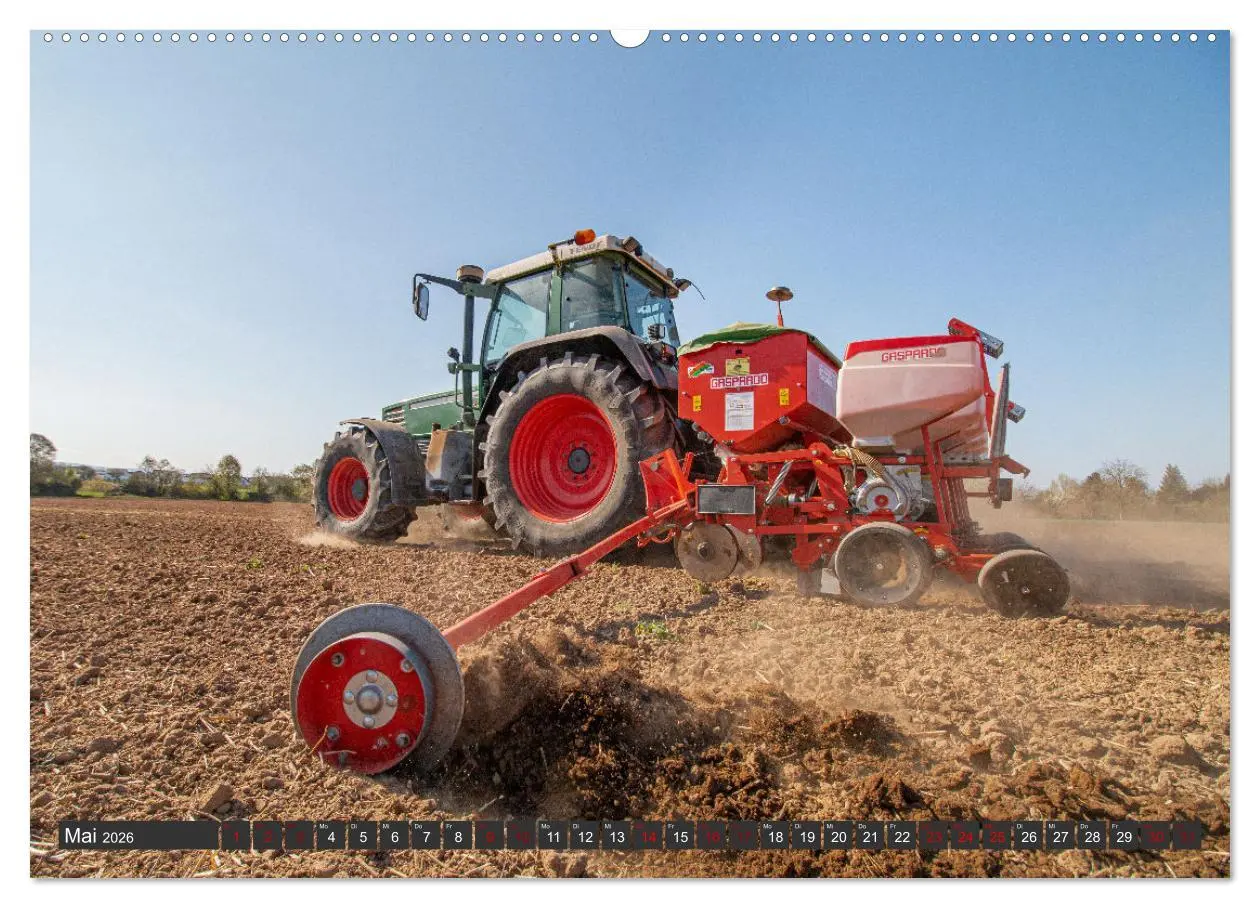 Bild: 9783457606964 | Landtechnik im Einsatz (Wandkalender 2026 DIN A2 quer), CALVENDO...