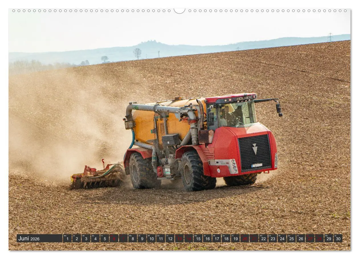 Bild: 9783457606964 | Landtechnik im Einsatz (Wandkalender 2026 DIN A2 quer), CALVENDO...