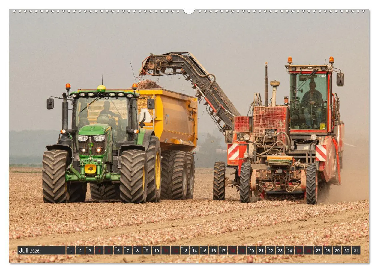 Bild: 9783457606964 | Landtechnik im Einsatz (Wandkalender 2026 DIN A2 quer), CALVENDO...