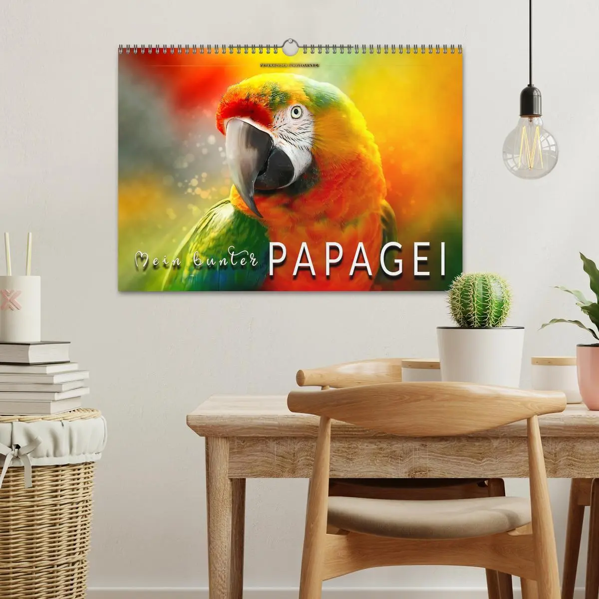 Bild: 9783457846964 | Mein bunter Papagei (Wandkalender 2026 DIN A3 quer), CALVENDO...