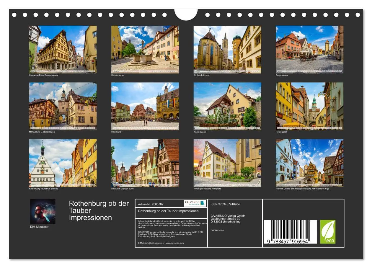 Bild: 9783457916964 | Rothenburg ob der Tauber Impressionen (Wandkalender 2026 DIN A4...