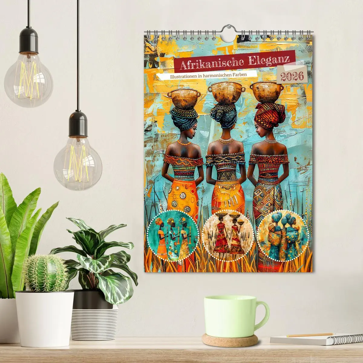 Bild: 9783516246964 | Afrikanische Eleganz - Illustrationen in harmonischen Farben...