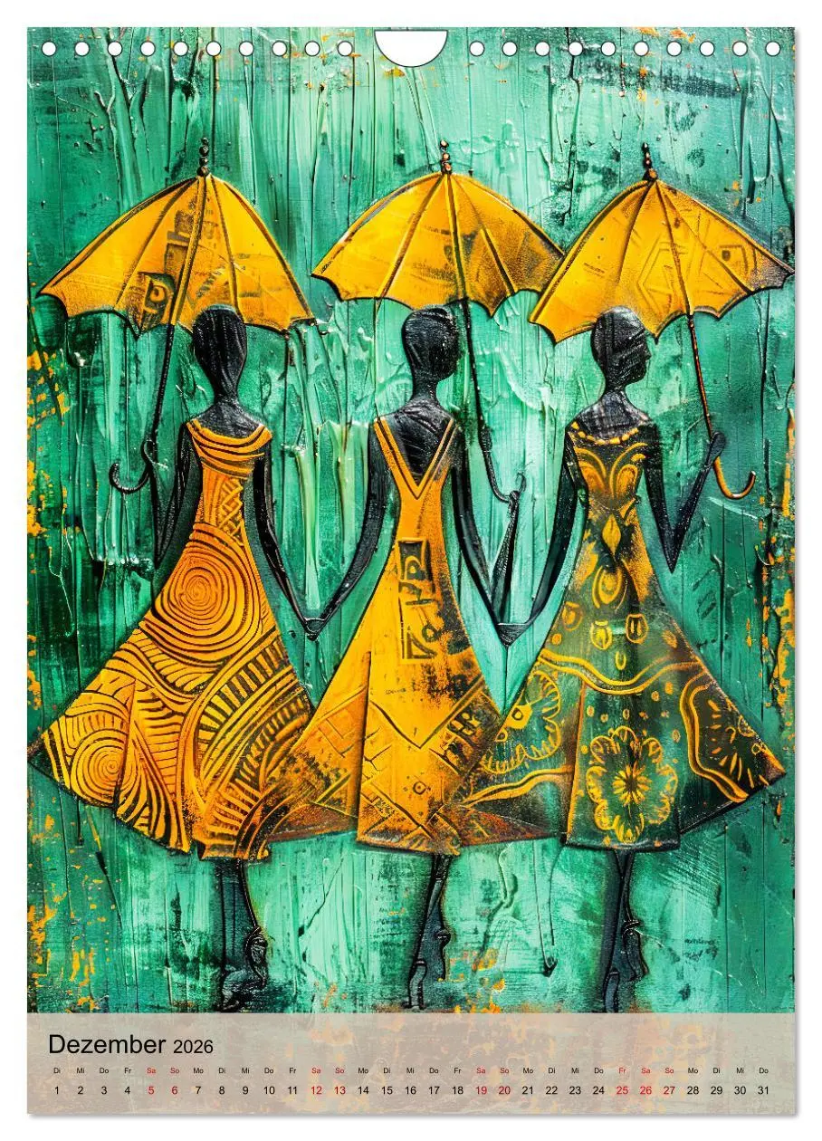 Bild: 9783516246964 | Afrikanische Eleganz - Illustrationen in harmonischen Farben...