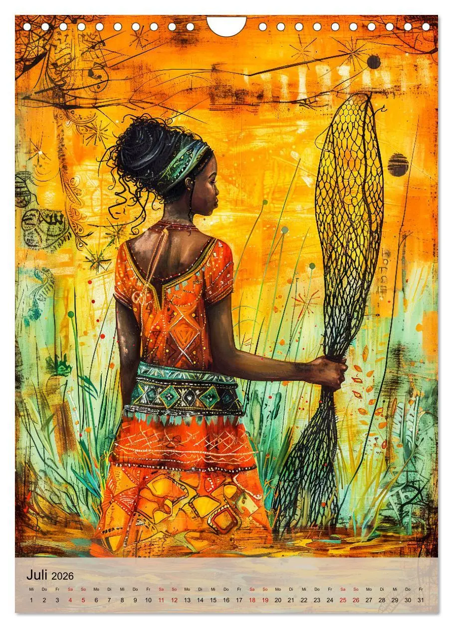 Bild: 9783516246964 | Afrikanische Eleganz - Illustrationen in harmonischen Farben...