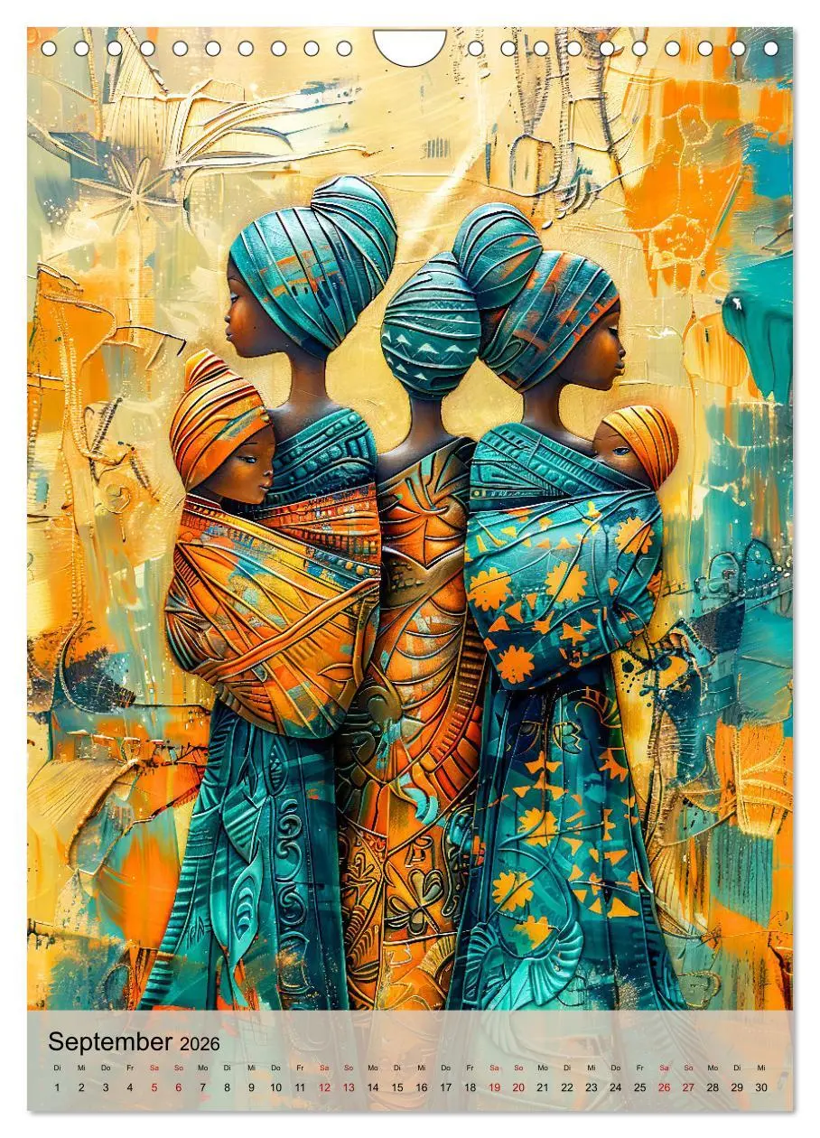 Bild: 9783516246964 | Afrikanische Eleganz - Illustrationen in harmonischen Farben...