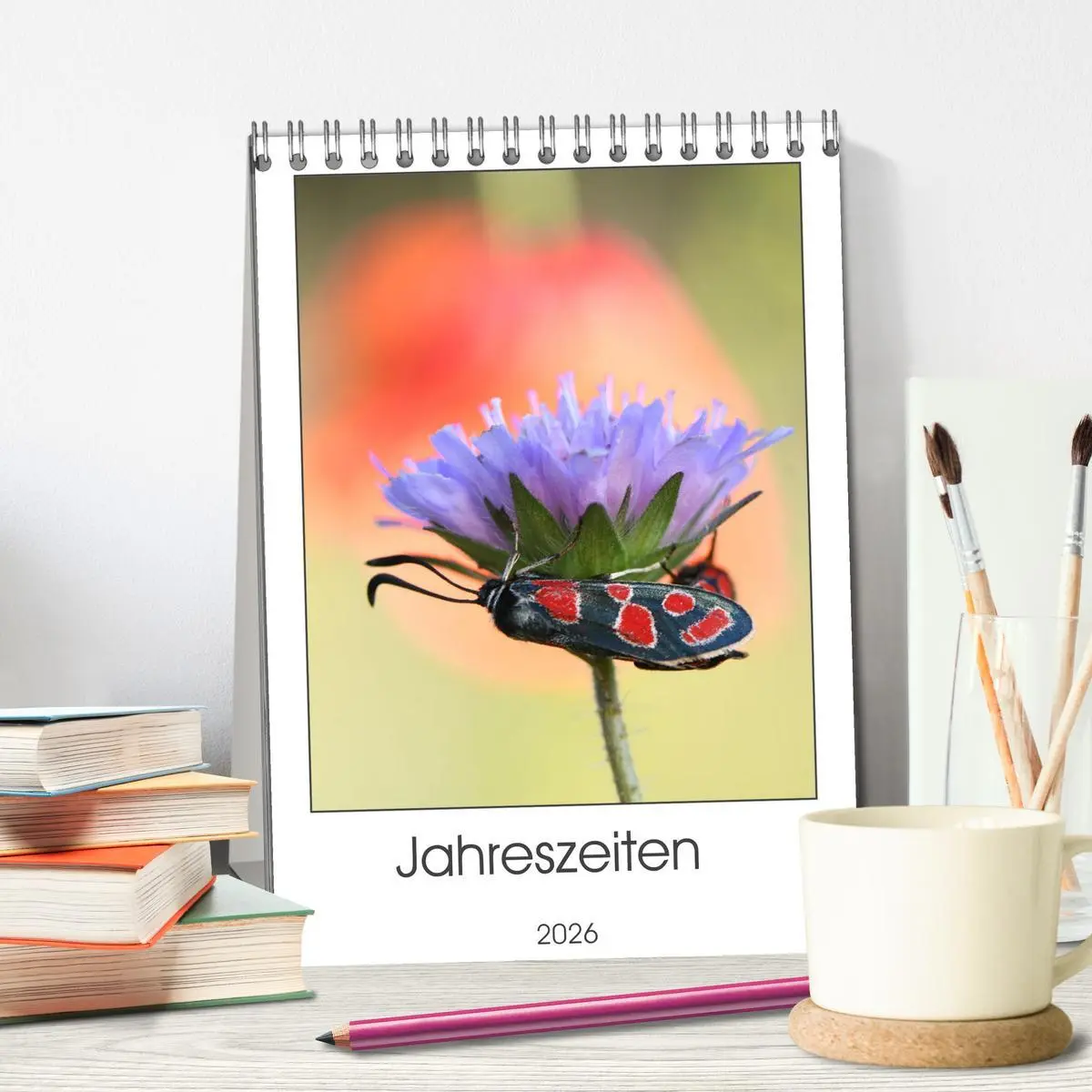 Bild: 9783516486964 | Jahreszeiten (Tischkalender 2026 DIN A5 hoch), CALVENDO Monatskalender