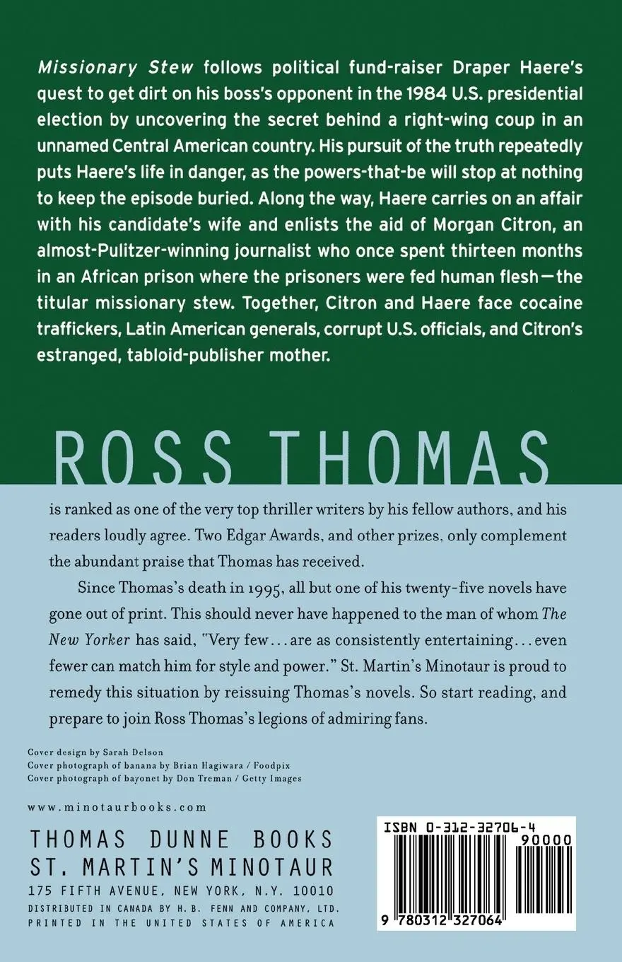 Rückseite: 9780312327064 | Missionary Stew | Ross Thomas | Taschenbuch | Englisch | 2004