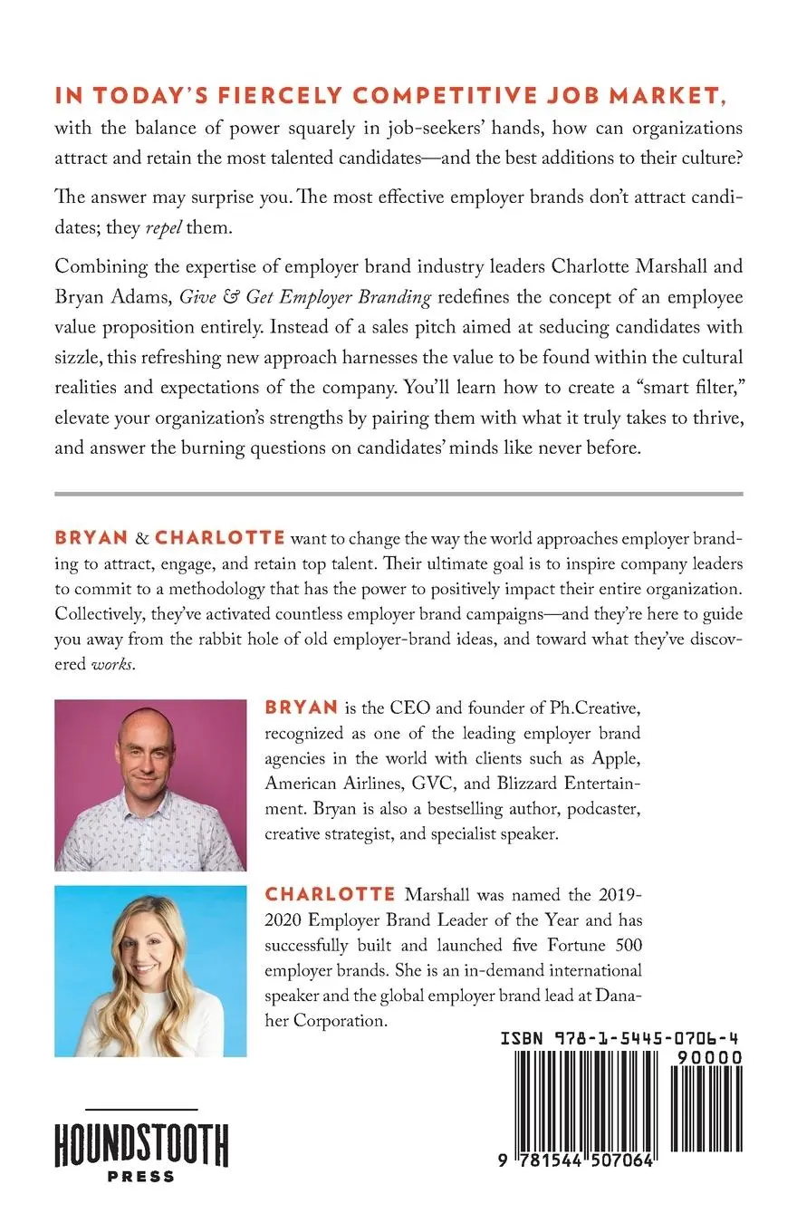 Rückseite: 9781544507064 | Give &amp; Get Employer Branding | Bryan Adams (u. a.) | Taschenbuch