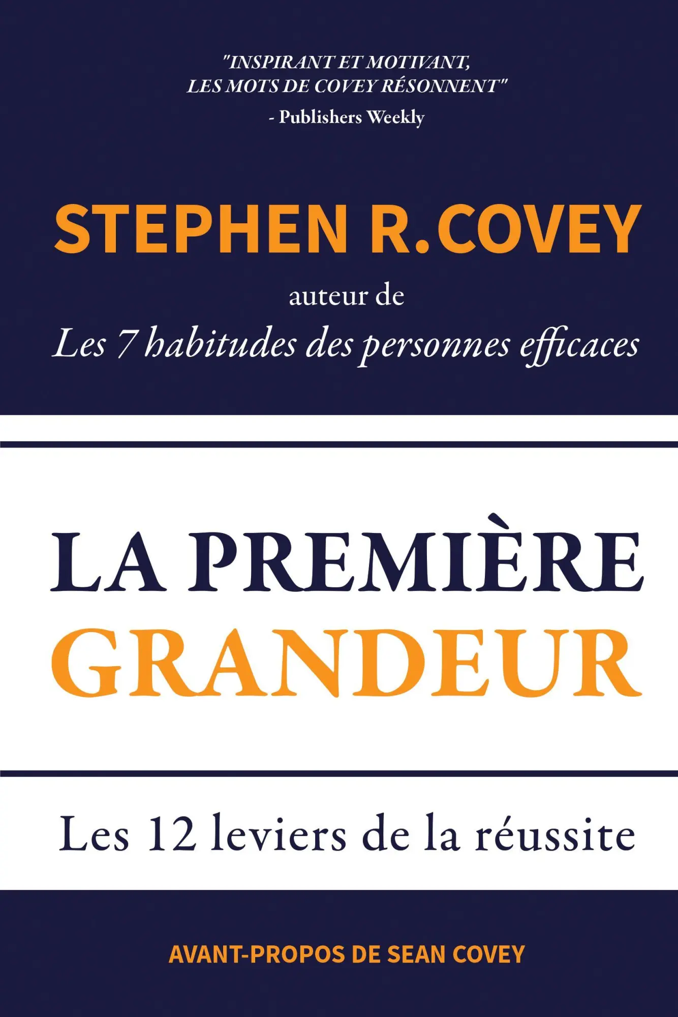 Cover: 9781633537064 | La Premiere Grandeur | Stephen R. Covey | Taschenbuch | Englisch