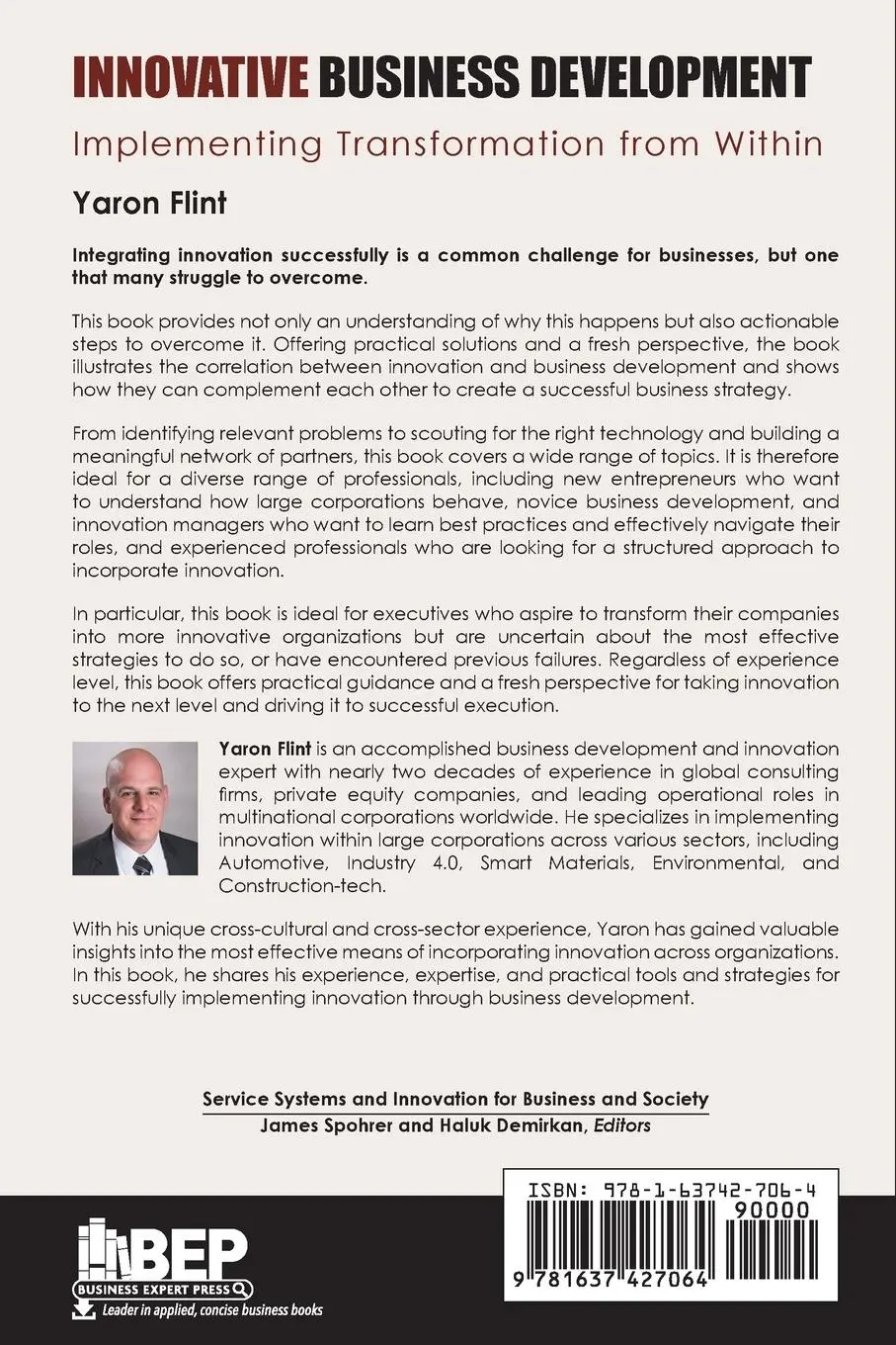 Rückseite: 9781637427064 | Innovative Business Development | Yaron Flint | Taschenbuch | Englisch