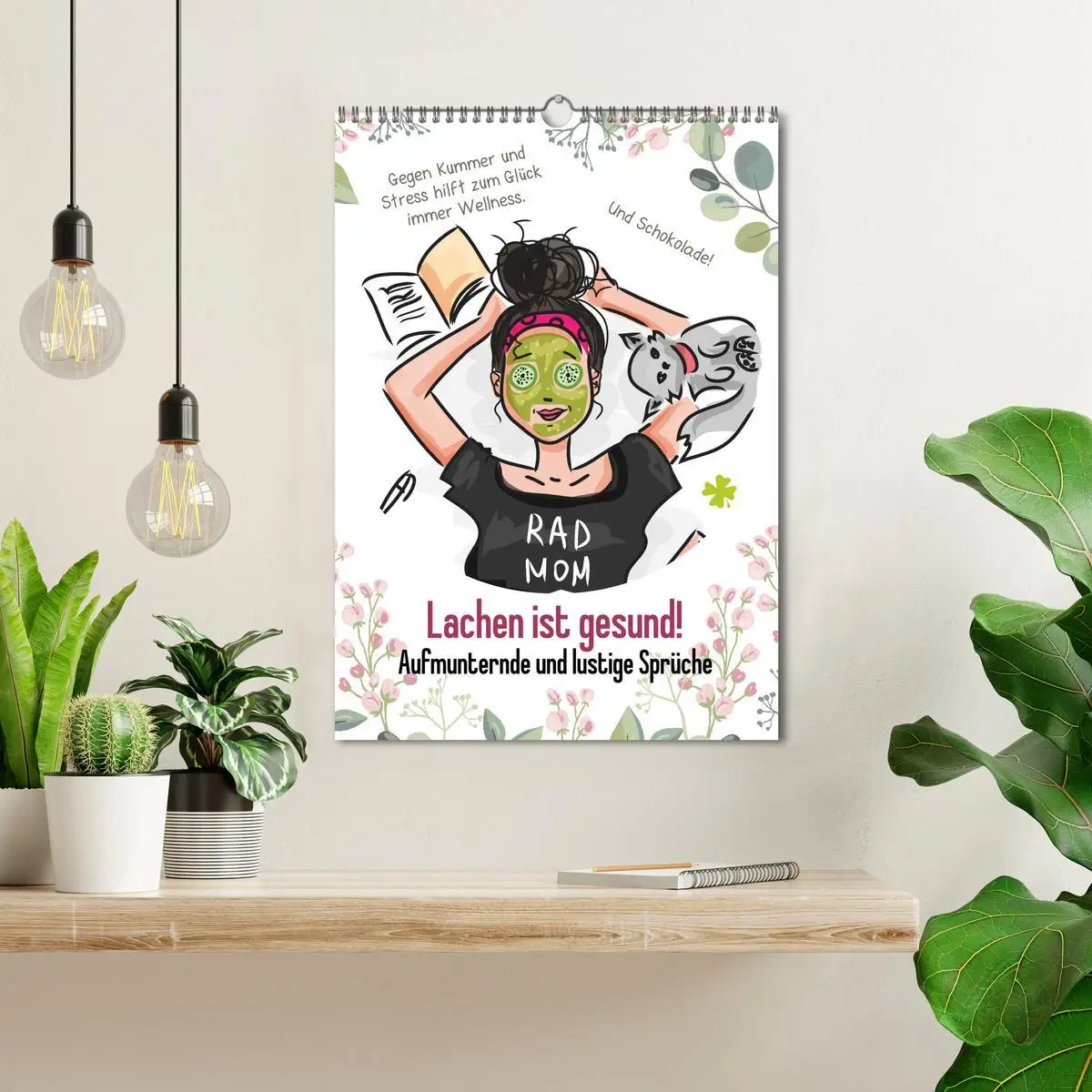 Bild: 9783516377064 | Lachen ist gesund! Aufmunternde und lustige Sprüche (Wandkalender...