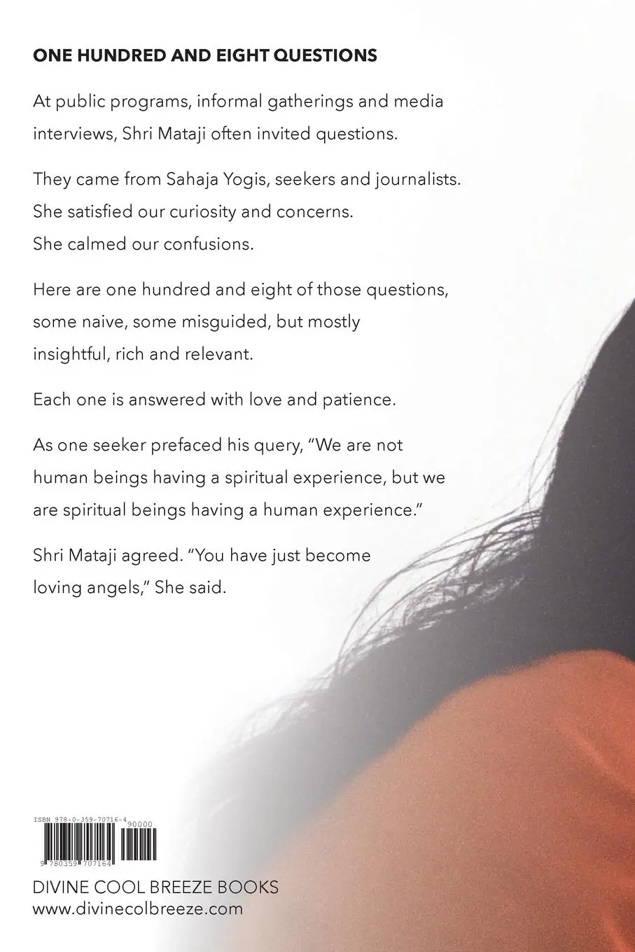 Rückseite: 9780359707164 | One Hundred and Eight Questions | Shri Mataji Nirmala Devi | Buch