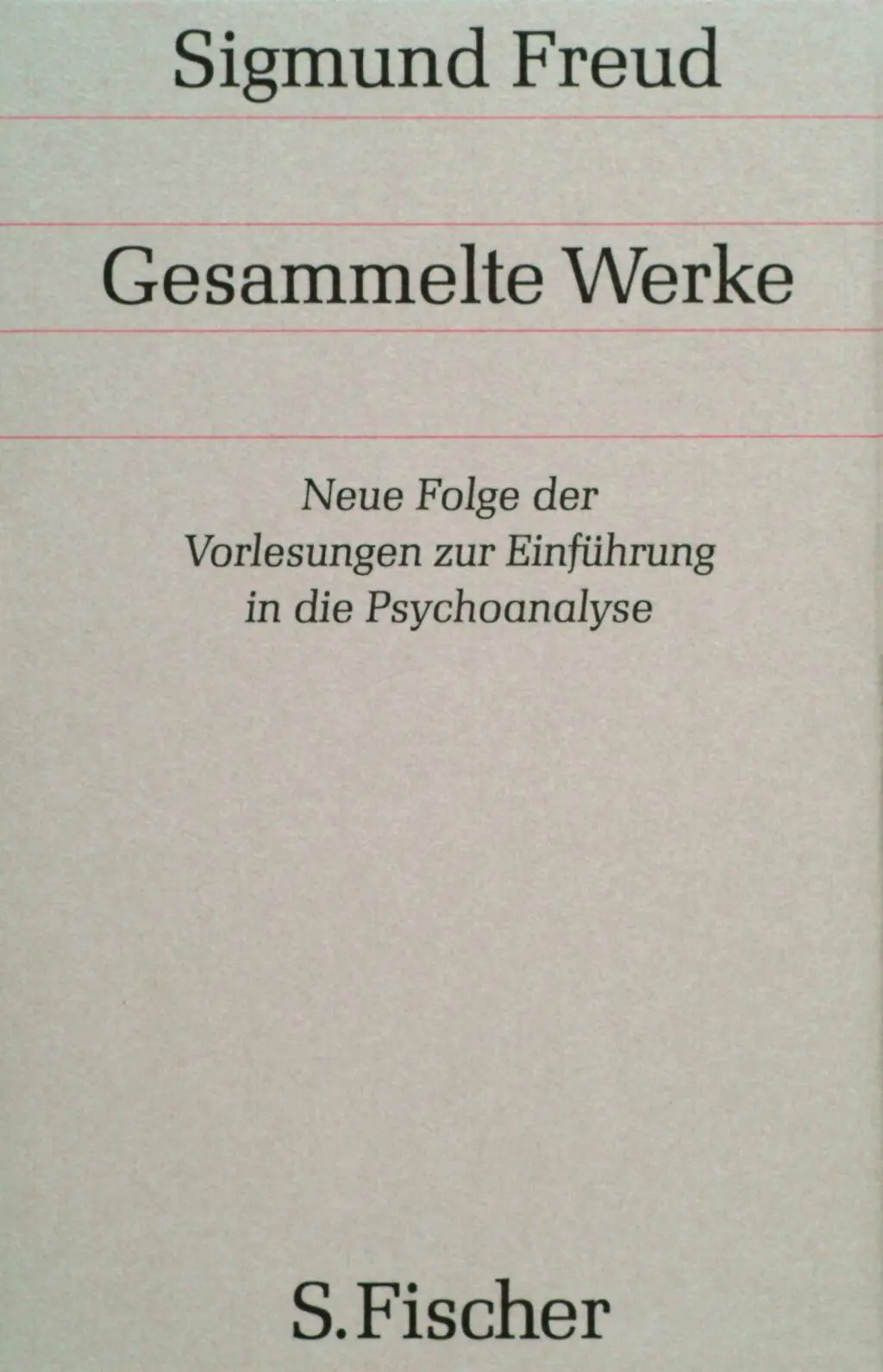 Cover: 9783100227164 | Neue Folge der Vorlesungen zur Einführung in die Psychoanalyse | Freud