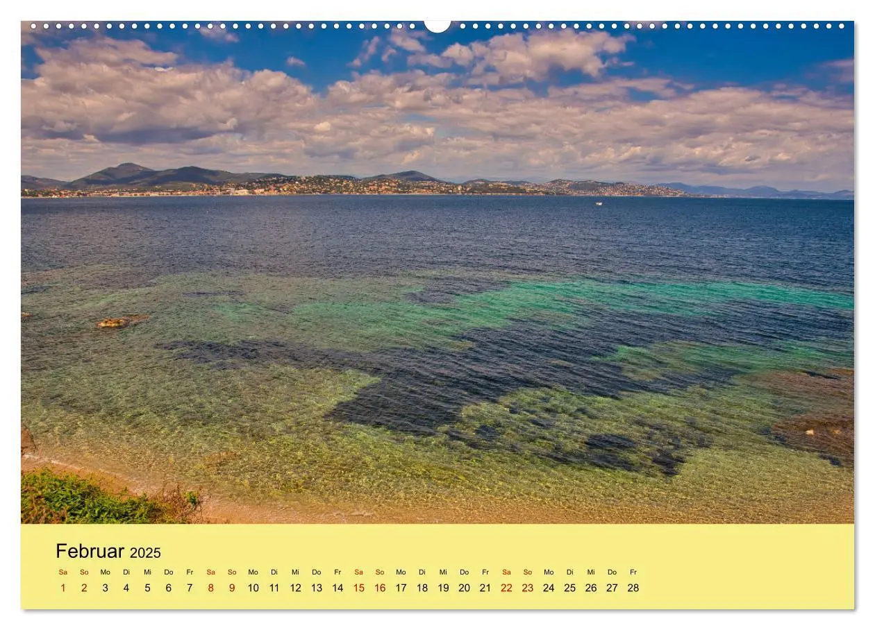 Bild: 9783435017164 | Naturparadiese an der Côte d'Azur (Wandkalender 2025 DIN A2 quer),...