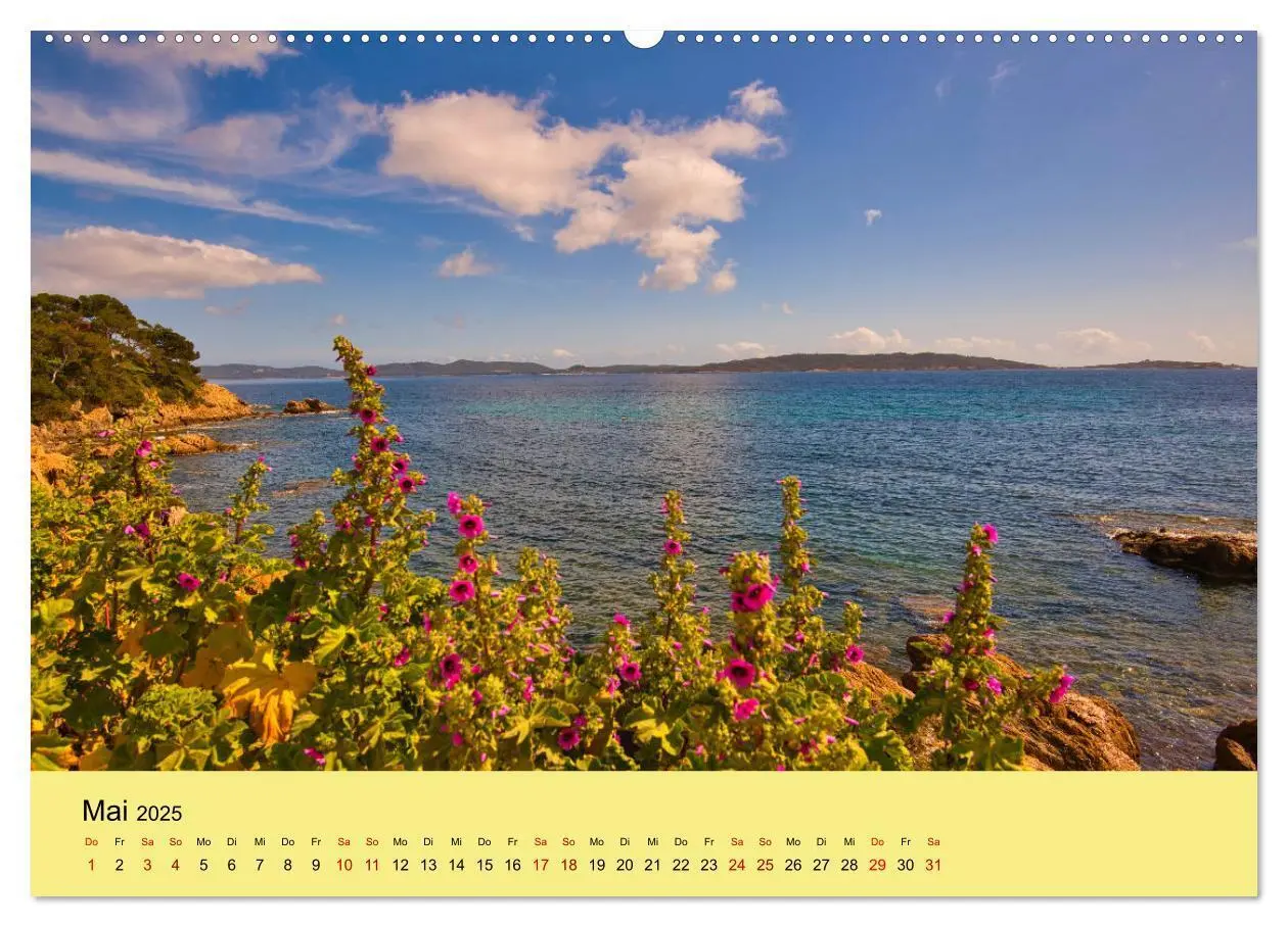Bild: 9783435017164 | Naturparadiese an der Côte d'Azur (Wandkalender 2025 DIN A2 quer),...
