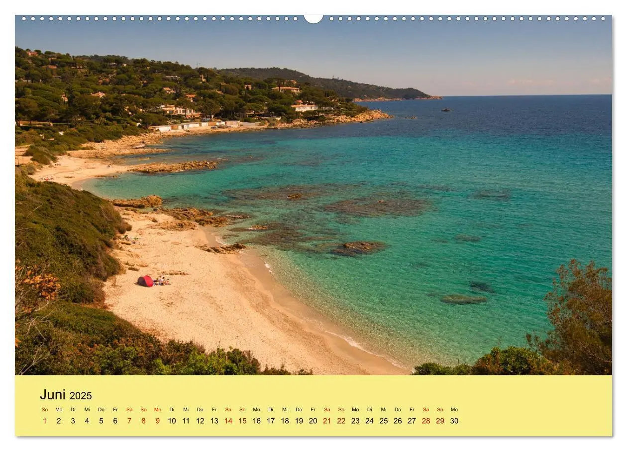 Bild: 9783435017164 | Naturparadiese an der Côte d'Azur (Wandkalender 2025 DIN A2 quer),...