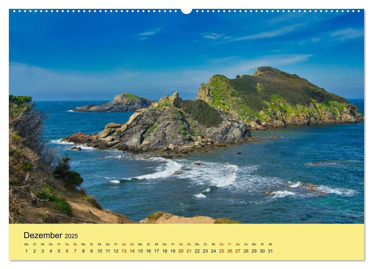 Bild: 9783435017164 | Naturparadiese an der Côte d'Azur (Wandkalender 2025 DIN A2 quer),...