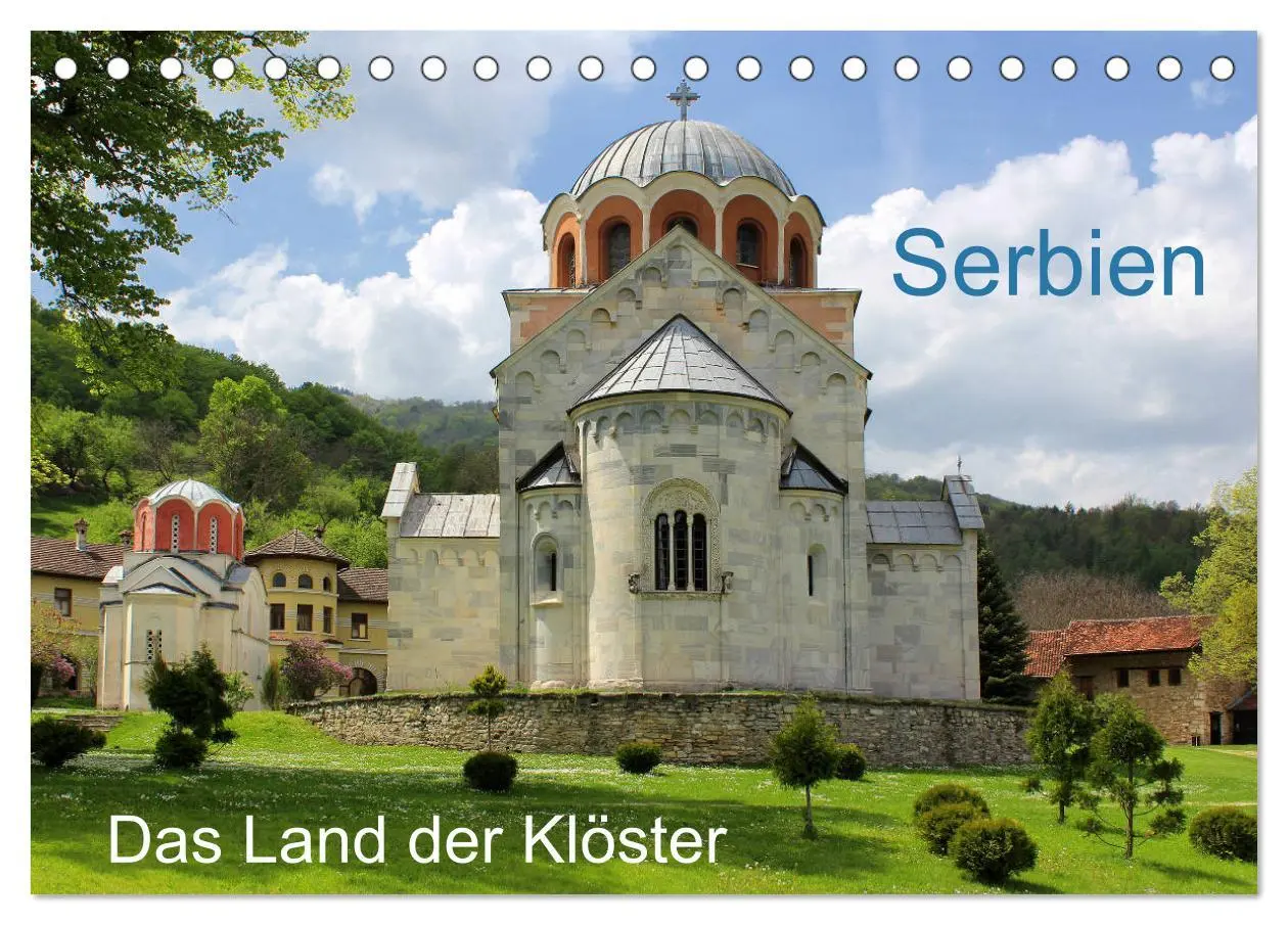 Cover: 9783457727164 | Serbien - Das Land der Klöster (Tischkalender 2026 DIN A5 quer),...