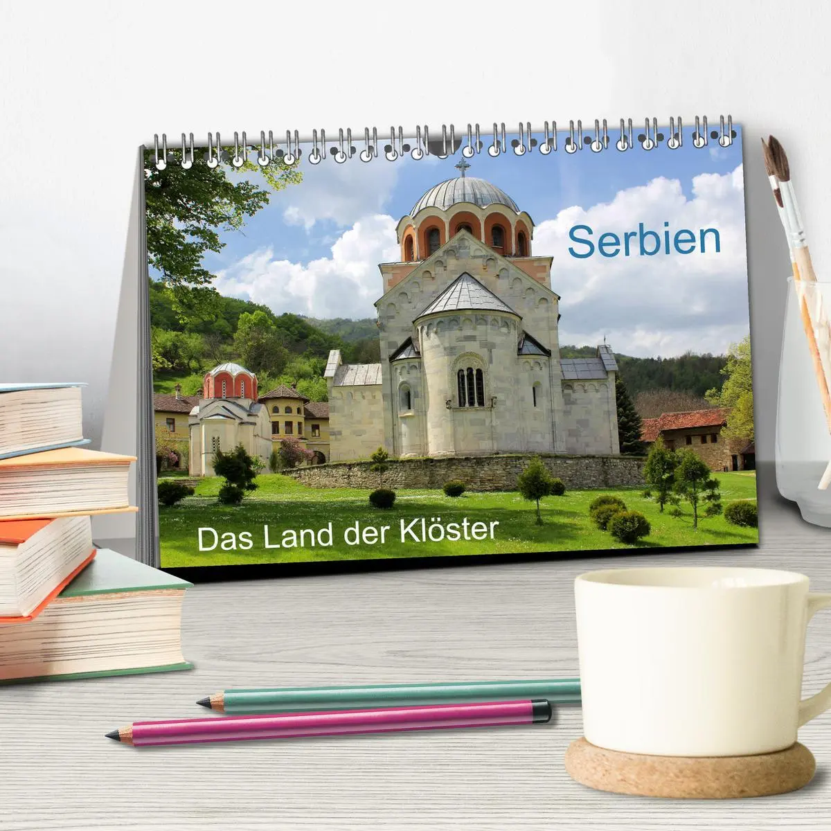 Bild: 9783457727164 | Serbien - Das Land der Klöster (Tischkalender 2026 DIN A5 quer),...