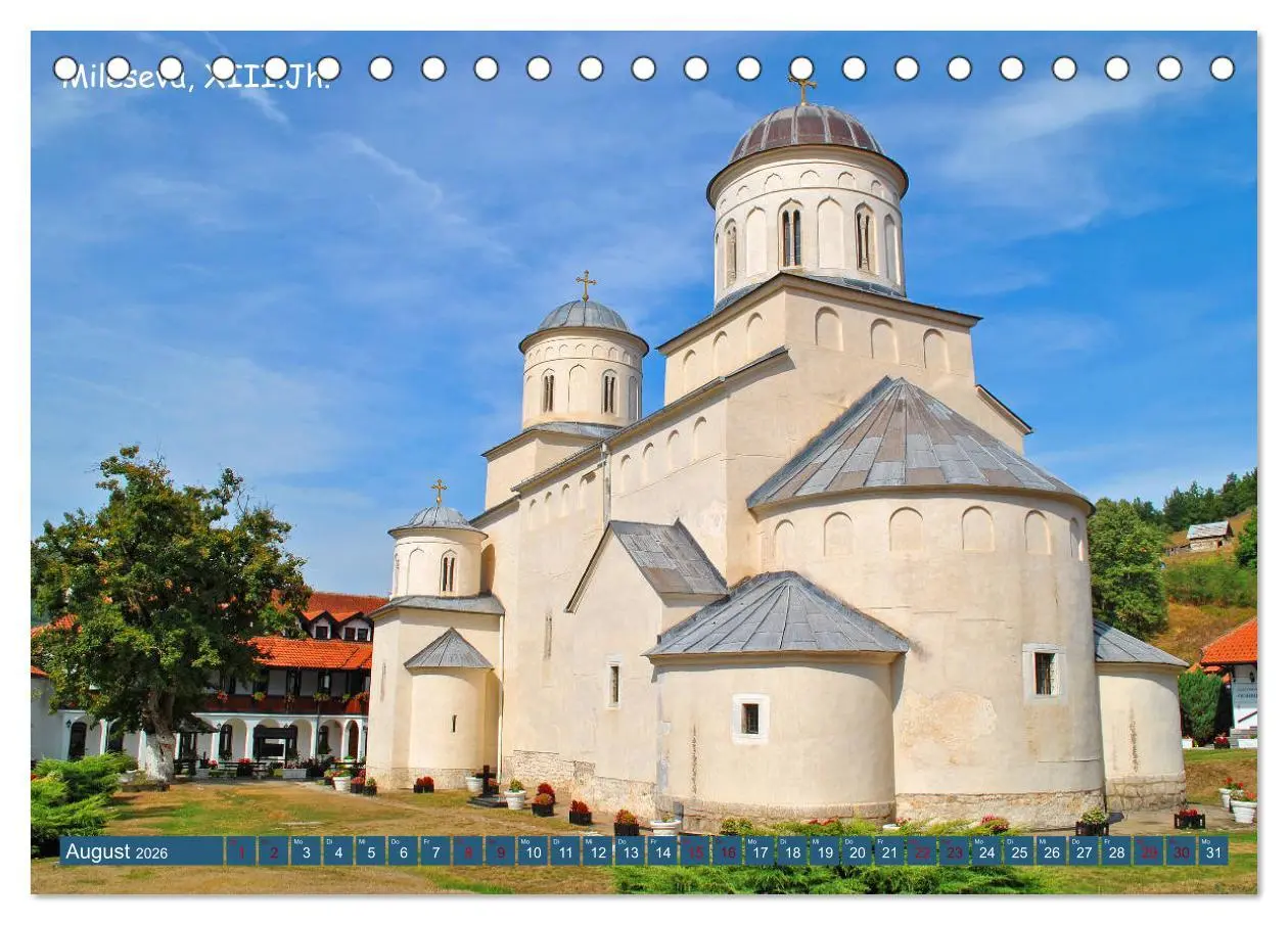Bild: 9783457727164 | Serbien - Das Land der Klöster (Tischkalender 2026 DIN A5 quer),...