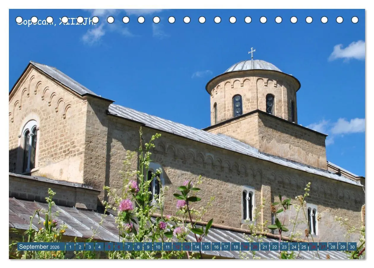 Bild: 9783457727164 | Serbien - Das Land der Klöster (Tischkalender 2026 DIN A5 quer),...
