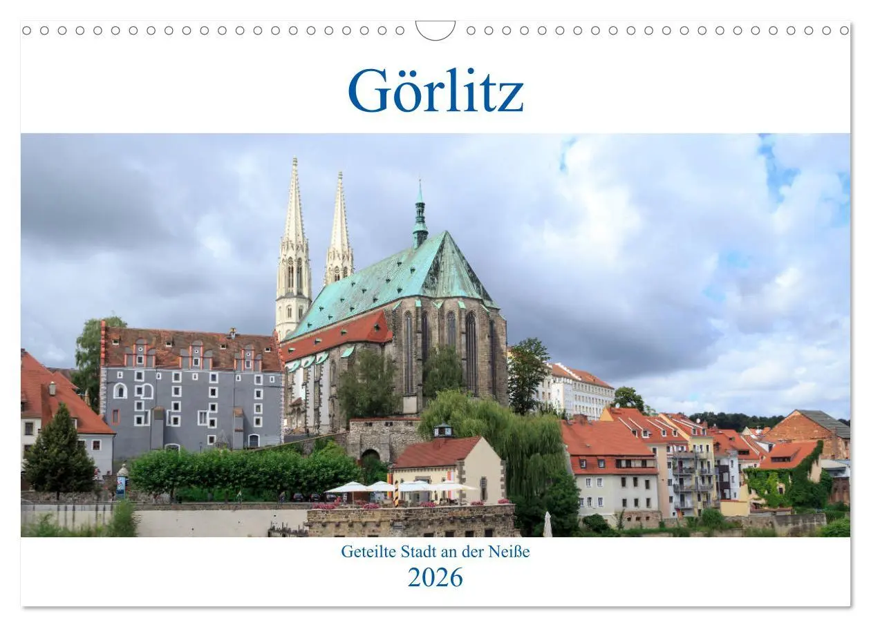 Cover: 9783457887264 | Görlitz - geteilte Stadt an der Neiße (Wandkalender 2026 DIN A3...