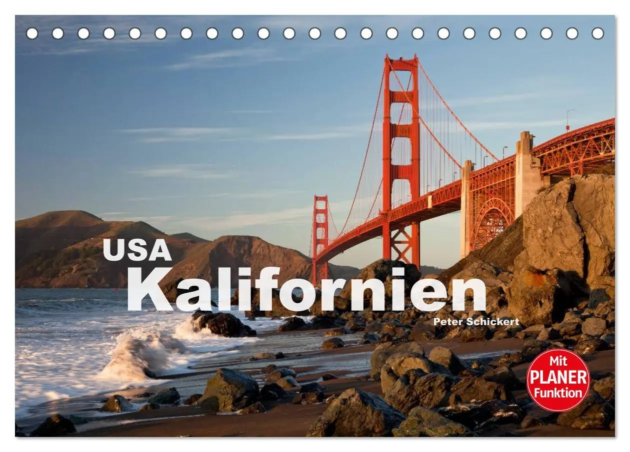 Cover: 9783457957264 | Kalifornien USA (Tischkalender 2026 DIN A5 quer), CALVENDO...