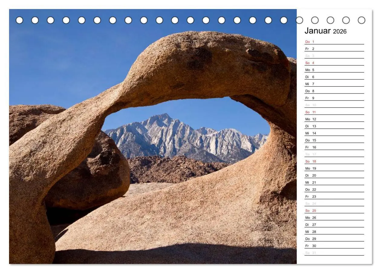 Bild: 9783457957264 | Kalifornien USA (Tischkalender 2026 DIN A5 quer), CALVENDO...