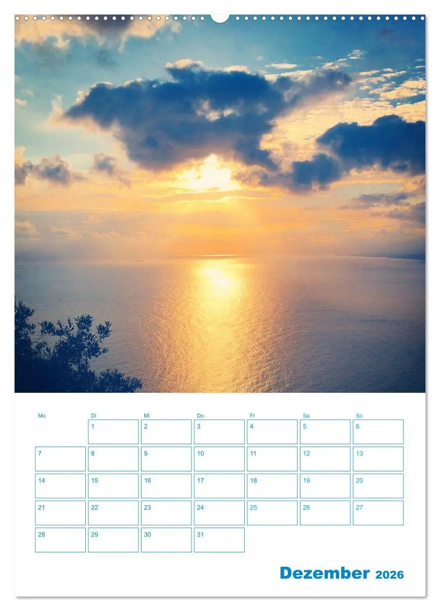 Bild: 9783516357264 | Blauer Ligurien Sommer (hochwertiger Premium Wandkalender 2026 DIN...