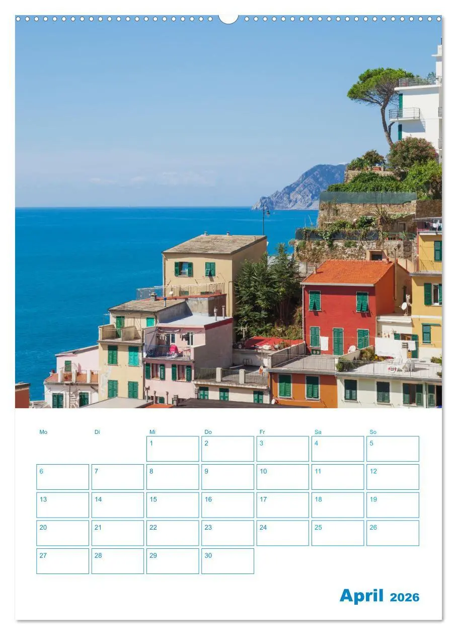 Bild: 9783516357264 | Blauer Ligurien Sommer (hochwertiger Premium Wandkalender 2026 DIN...