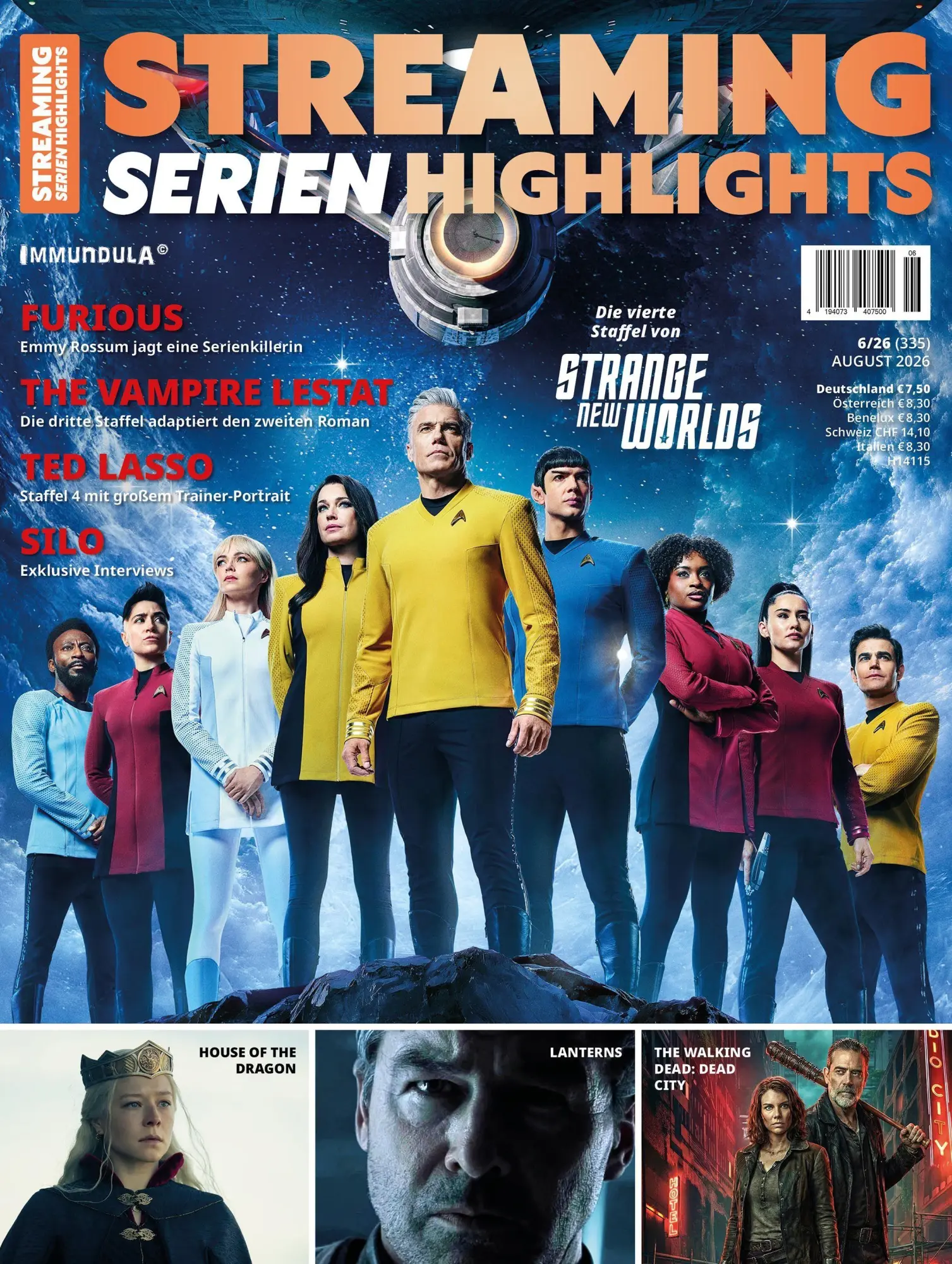 Cover: 9783959367264 | STREAMING SERIEN HIGHLIGHTS. Ausgabe August 2026 (#335) | Broschüre
