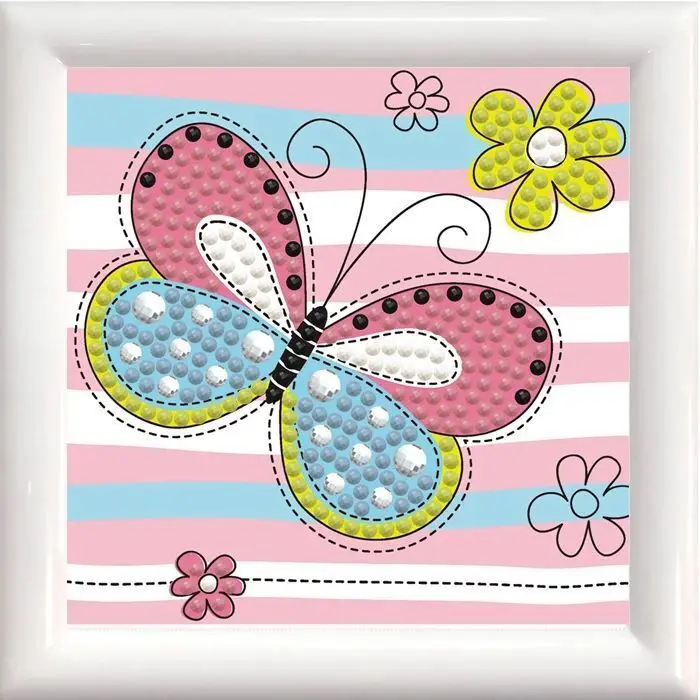 Cover: 4895225927364 | DIAMOND DOTZ - Diamond Painting Mini Schmetterling | Kit (Bastelset)
