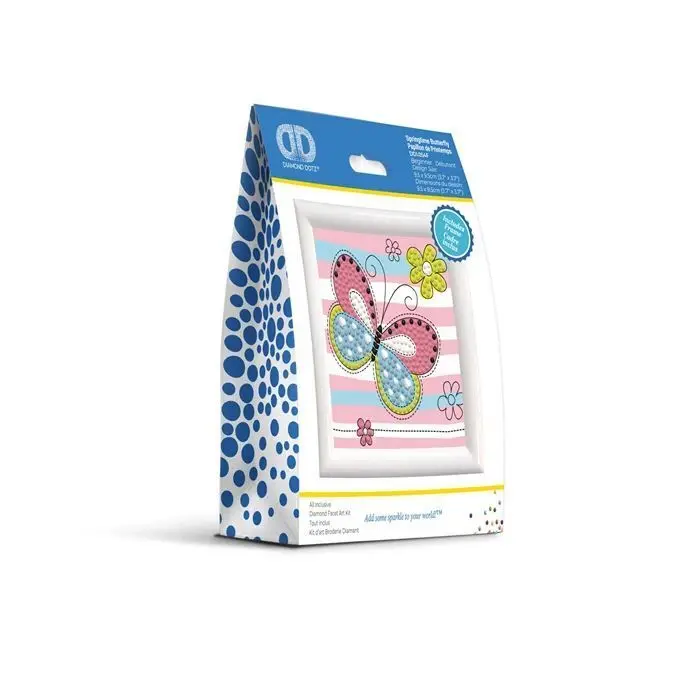 Bild: 4895225927364 | DIAMOND DOTZ - Diamond Painting Mini Schmetterling | Kit (Bastelset)
