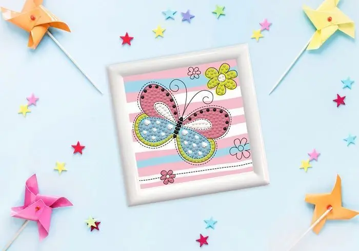 Bild: 4895225927364 | DIAMOND DOTZ - Diamond Painting Mini Schmetterling | Kit (Bastelset)