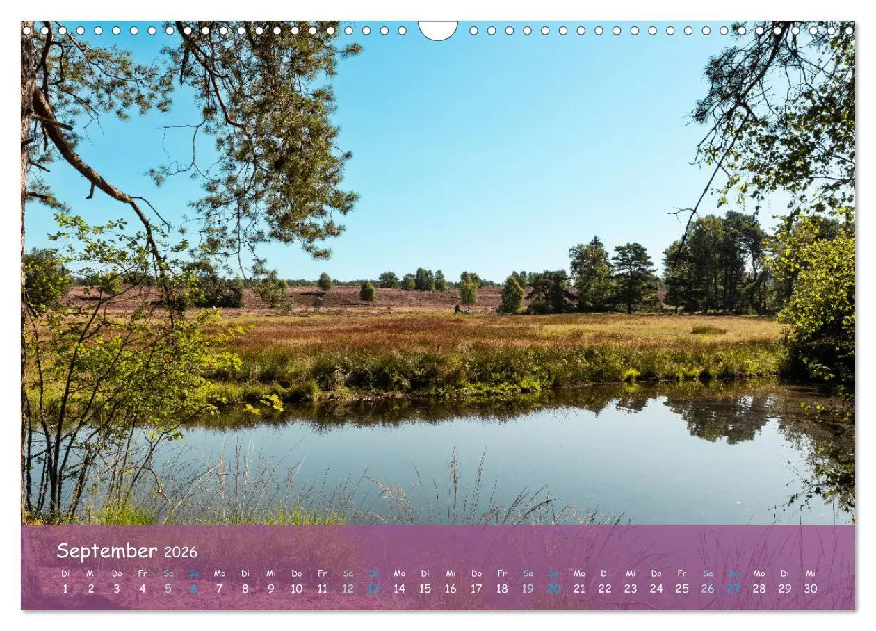 Bild: 9783457567364 | Im Herzen der Lüneburger Heide (Wandkalender 2026 DIN A3 quer),...