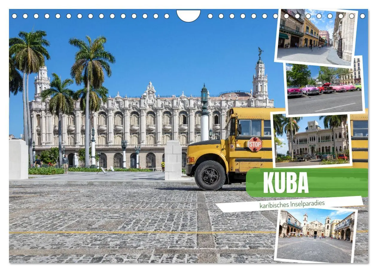 Cover: 9783457637364 | Kuba - karibisches Inselparadies (Wandkalender 2026 DIN A4 quer),...