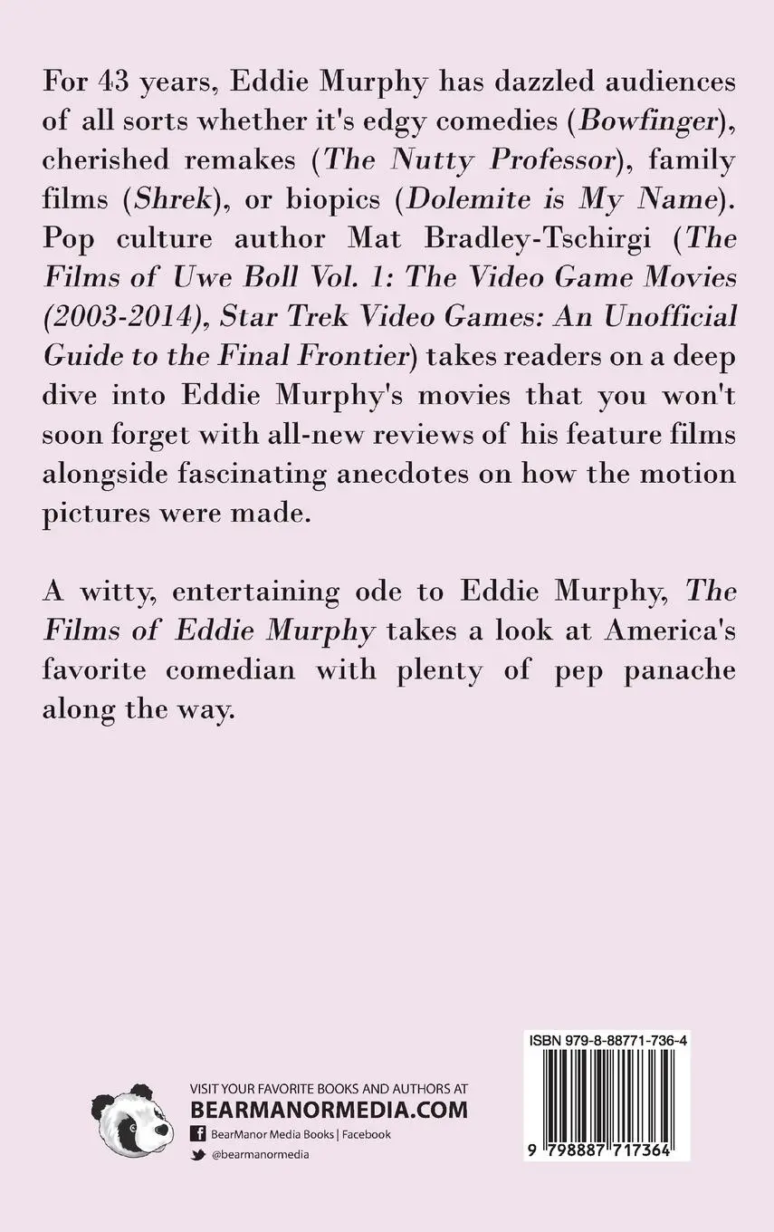 Rückseite: 9798887717364 | The Films of Eddie Murphy | Mat Bradley-Tschirgi | Buch | Englisch