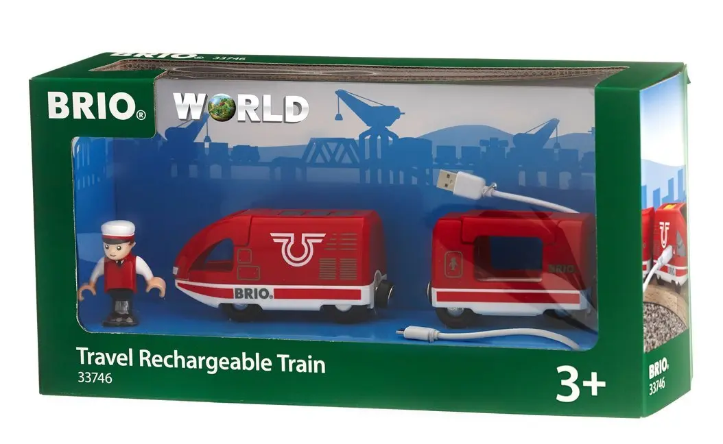 Cover: 7312350337464 | 33746 BRIO Roter Akku-Reisezug | BRIO® | In Display-Karton | Spiel